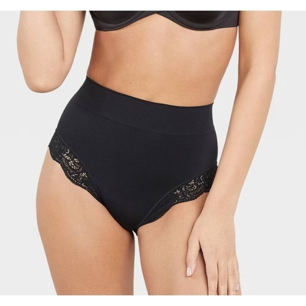 Maidenform Self Expressions Womens Medium Feel Good Fashion Briefs Lace 1329